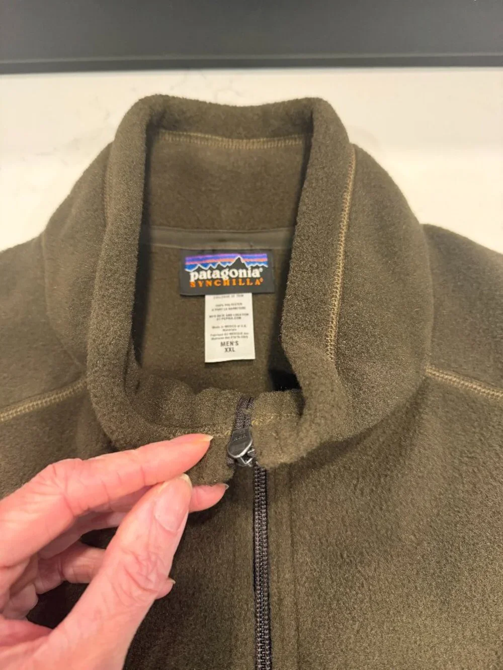 Patagonia Men's Fleece XXL brown vest